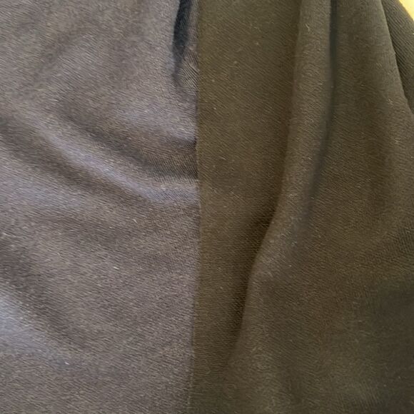 Eileen Fisher szM blue outside black inside open draped front cardigan EUC - Picture 10 of 11